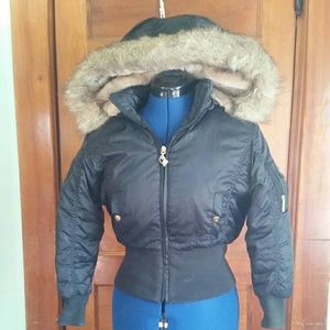 Small Baby Phat black puffy jacket